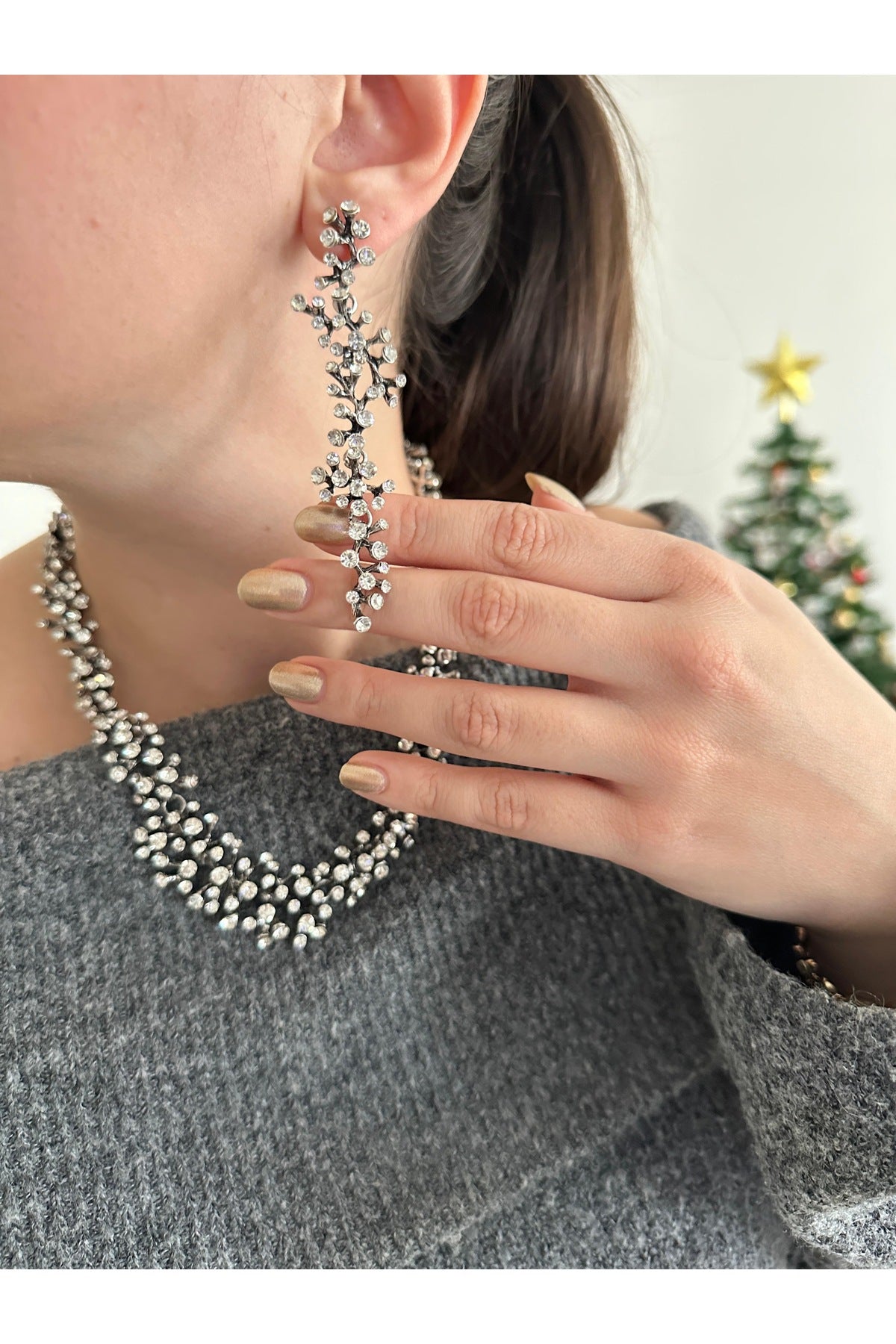 Zr tasarım zirkon küpe