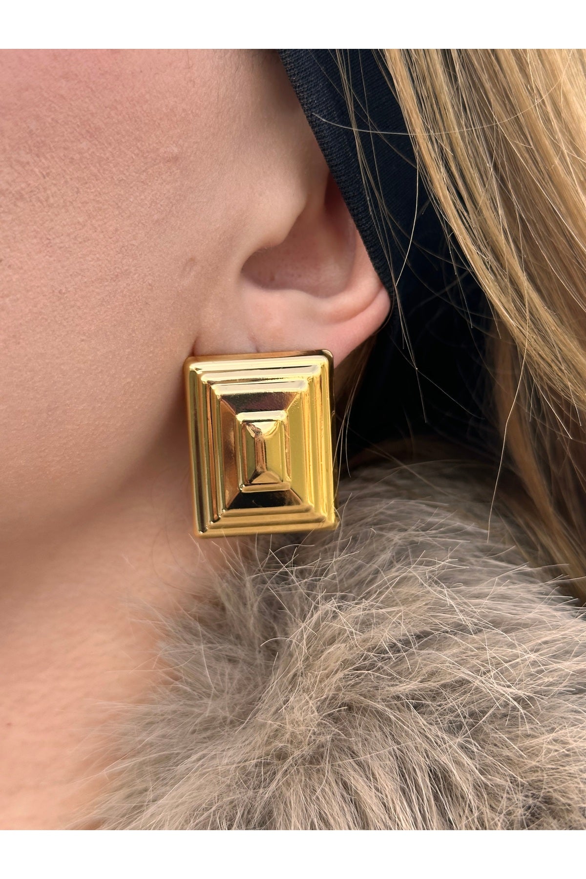 Çelik vintage merlo küpe