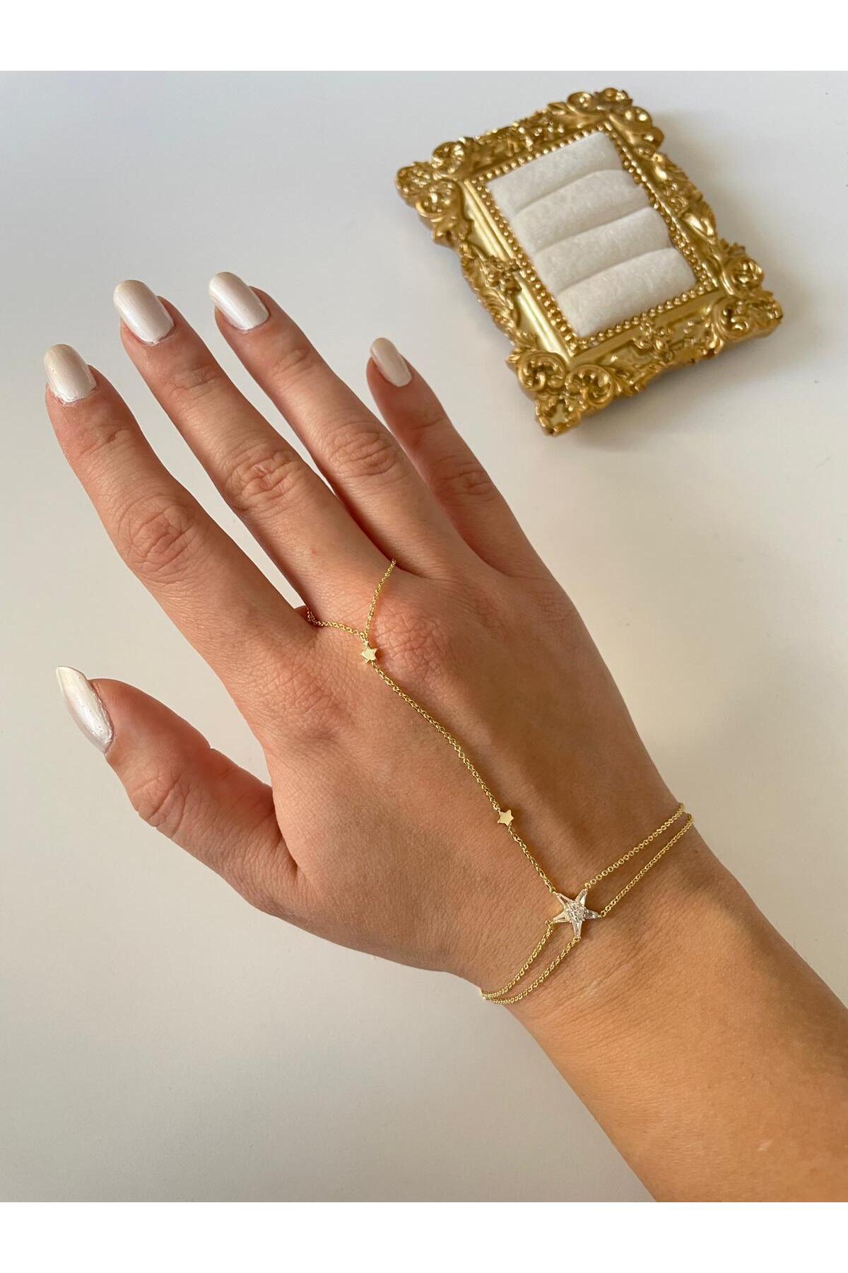 14K Çelik Üzeri Altın Kaplama Özel Seri Şahmeran