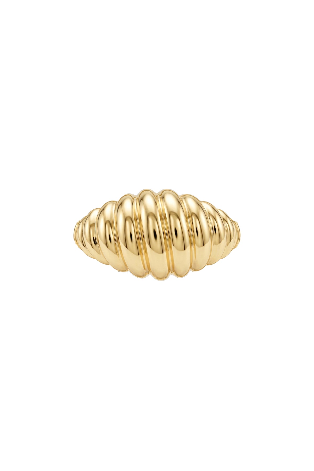Çelik Luna Dome Yüzük Gold