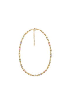Çelik Bamboo Pastel Kolye