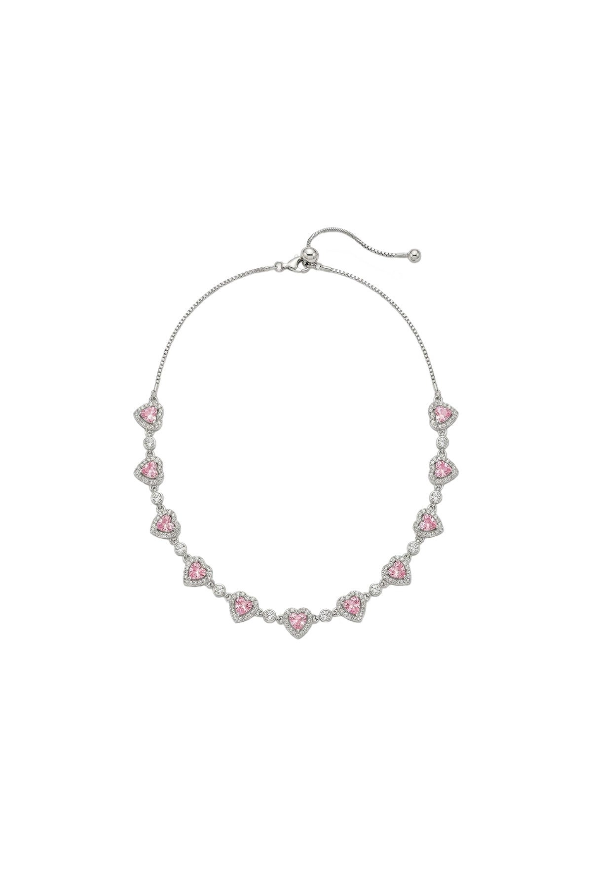 Çelik Blush Love Asansörlü Choker Kolye