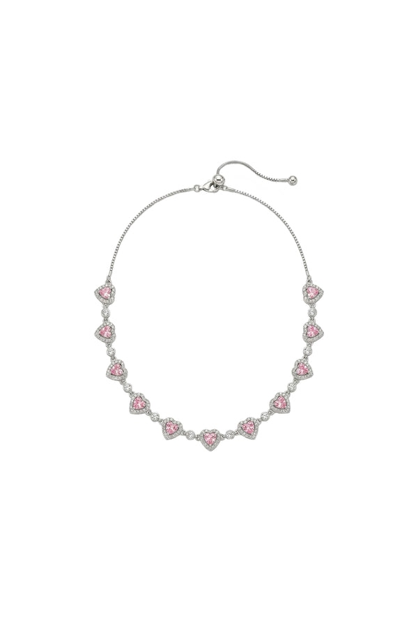 Çelik Blush Love Asansörlü Choker Kolye