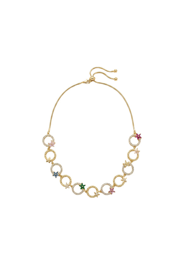 Çelik Jardin Asansörlü Choker Kolye