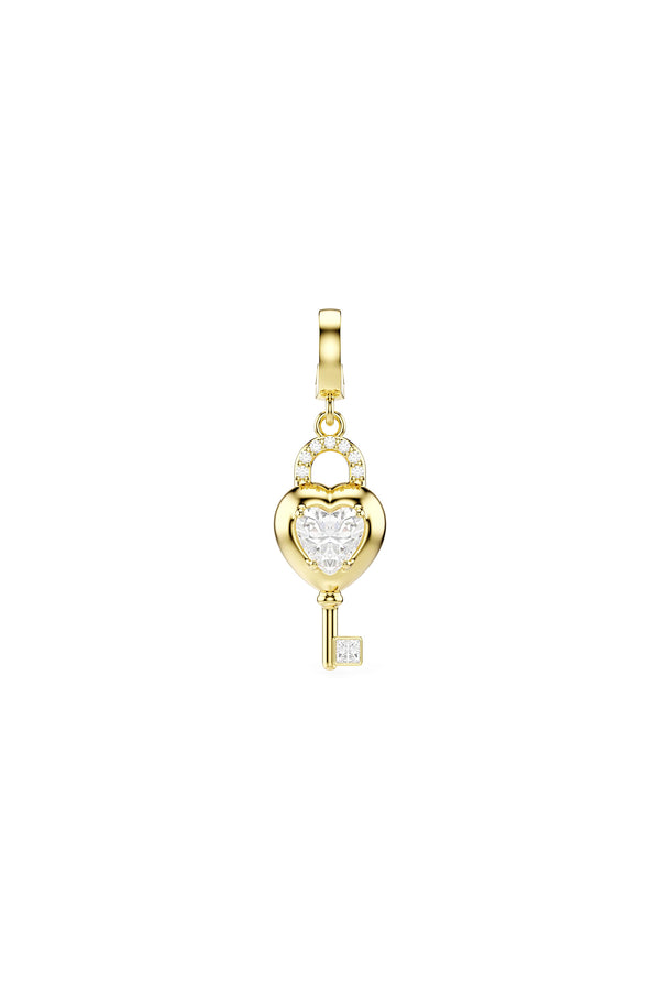 Çelik Özel Koleksiyon Heart Key Charm Kolye Ucu