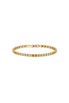 Jewel Garden Collection Çelik Altın Kaplama Prism Bileklik