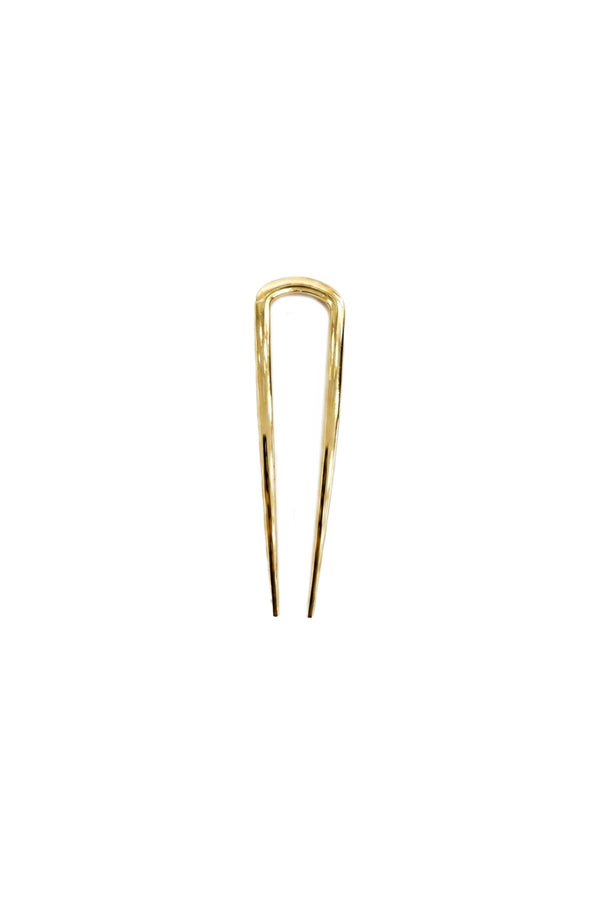 Gold Metal Slim Saç Tokası