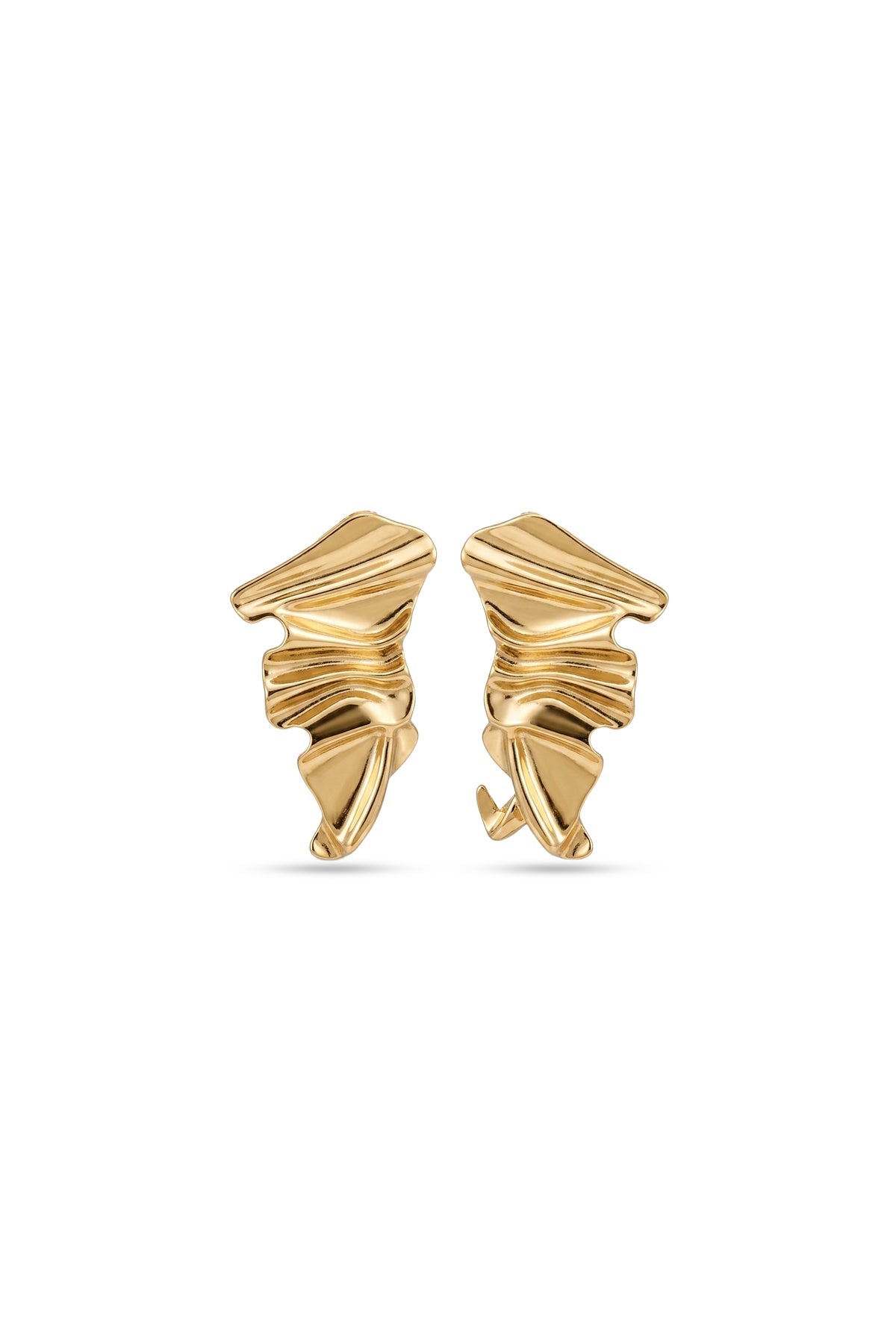 Çelik Onda Küpe Gold