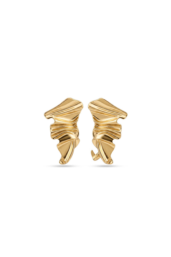 Çelik Onda Küpe Gold