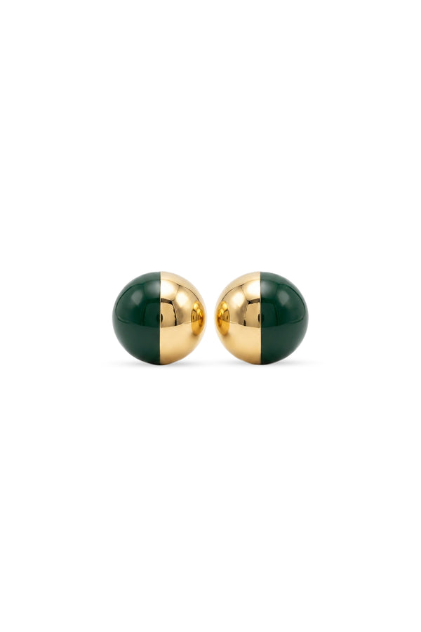 Çelik Emerald Küpe