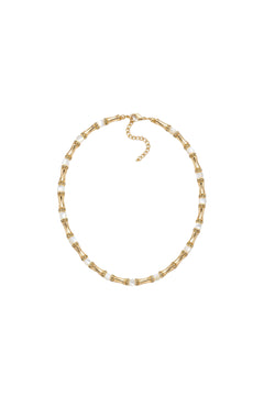 Çelik Bamboo Pearl Kolye