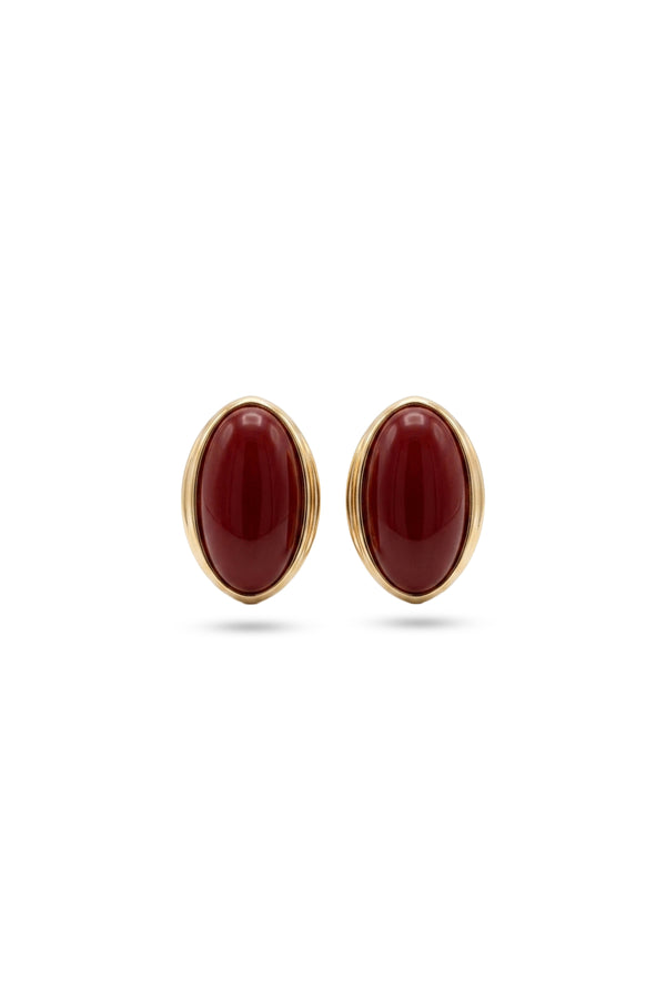 Voge Cherry Küpe Bordo