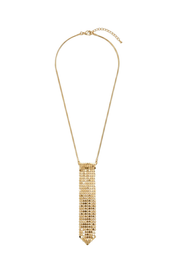 Çelik Golden Veil Kolye
