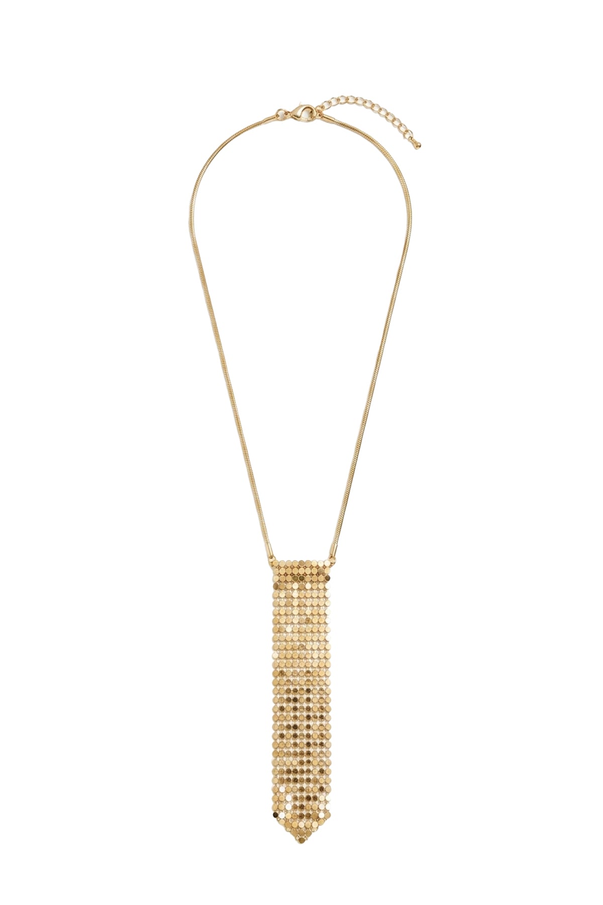 Çelik Golden Veil Kolye