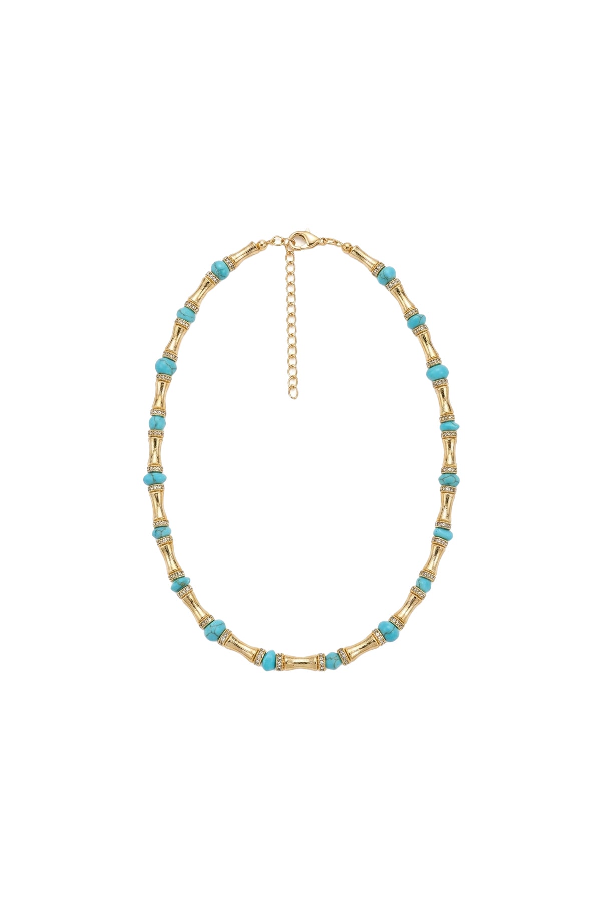 Boncuk Bali Kolye Sky Mavi