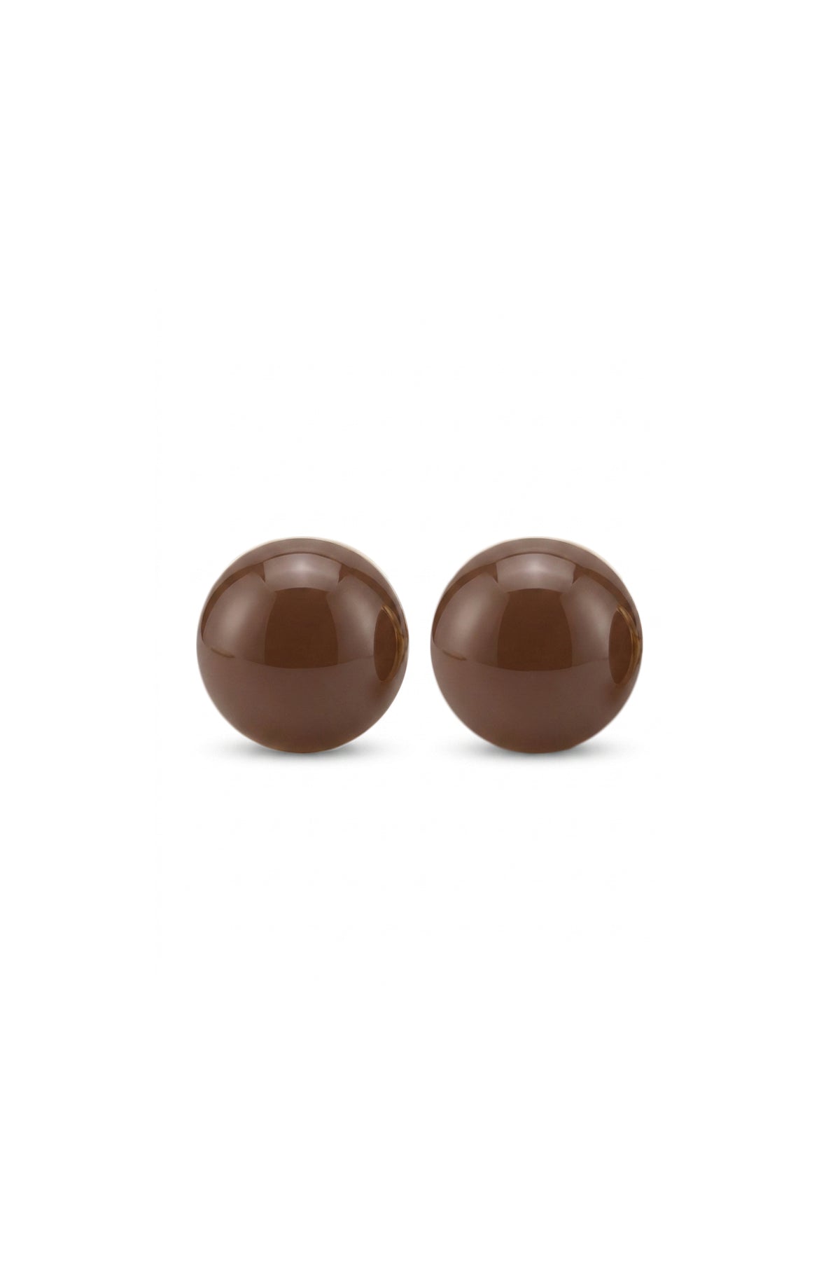 Luna Mocha Küpe Kahverengi