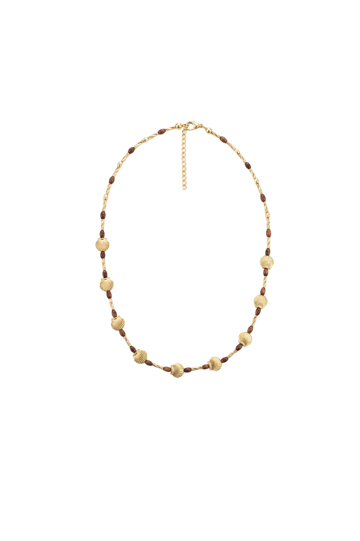 Marea Collection Shell Kolye Kahverengi