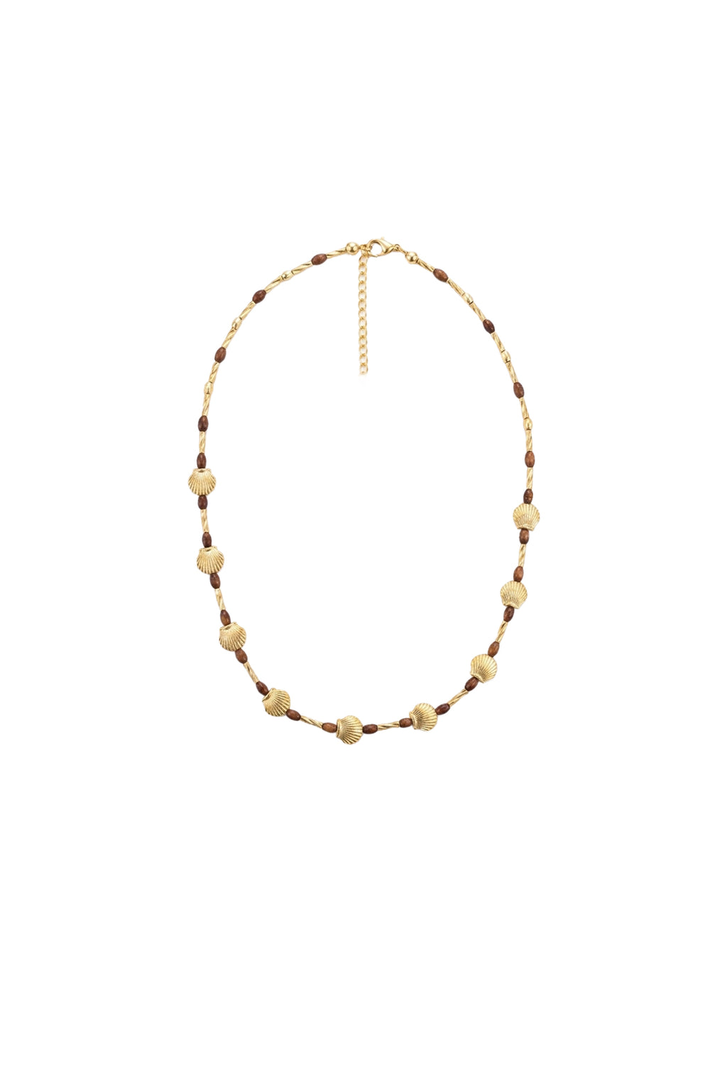Marea Collection Shell Kolye Kahverengi