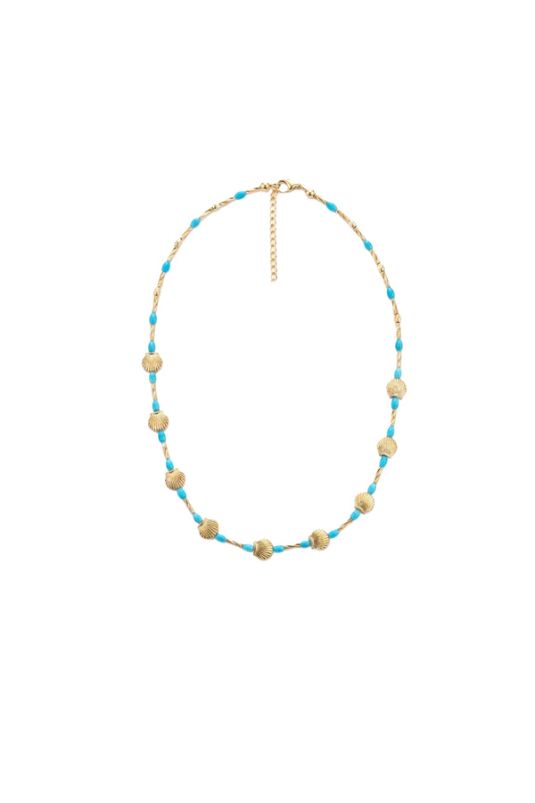 Marea Collection Shell Kolye Mavi