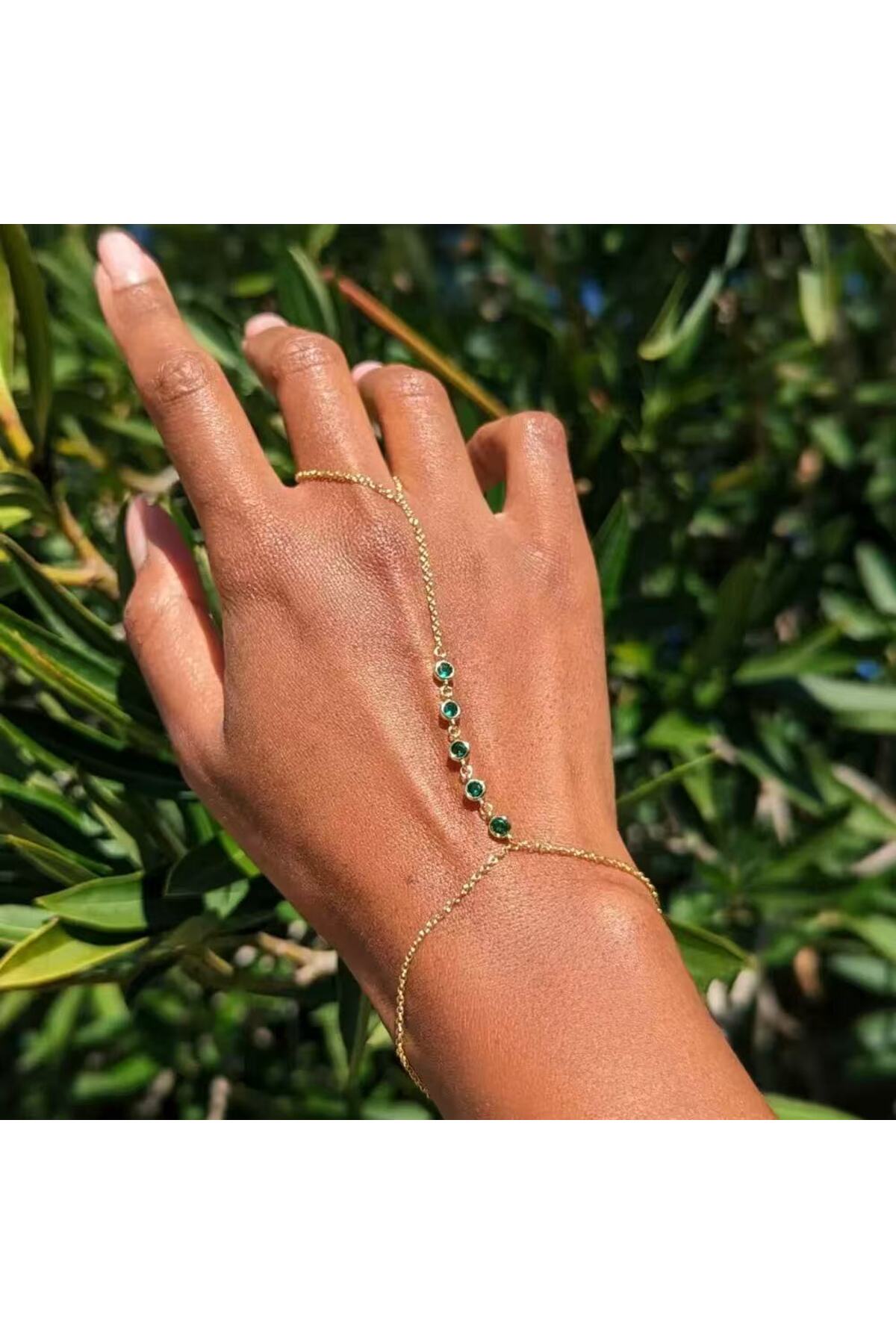 Çelik yeşil zirkon taş Şahmeran