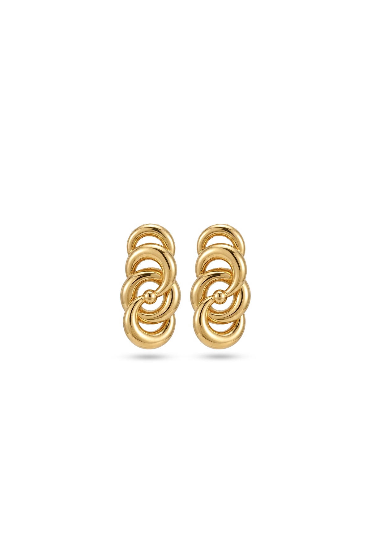 Çelik gold basic july küpe