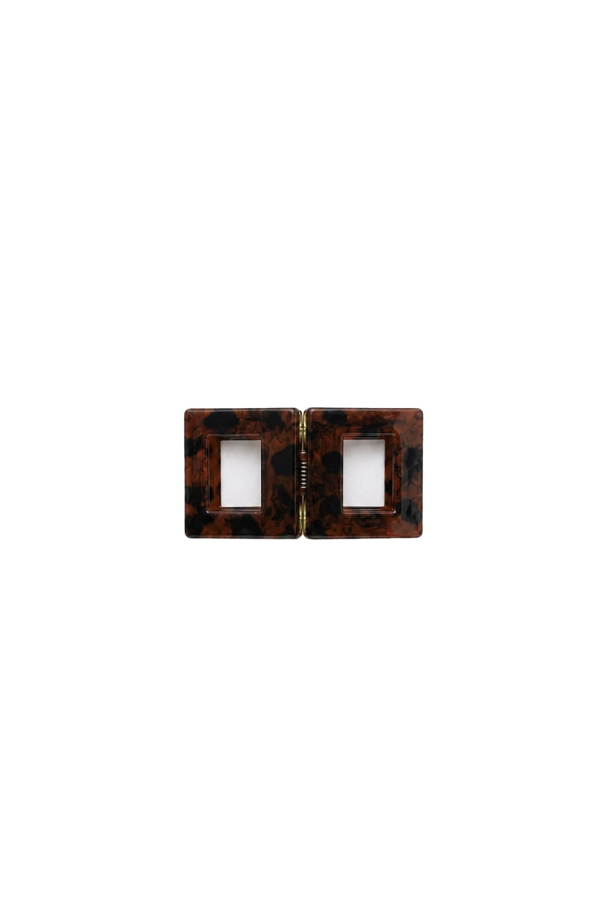 Kemik Kare Magnet Lock Toka Kahverengi