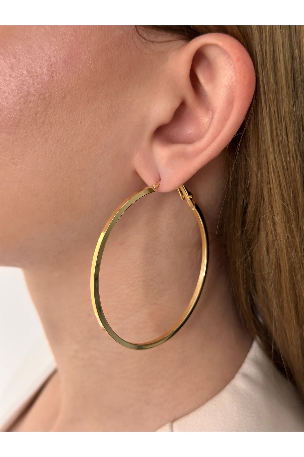 Çelik biger halka küpe