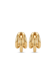 Çelik basic küpe gold