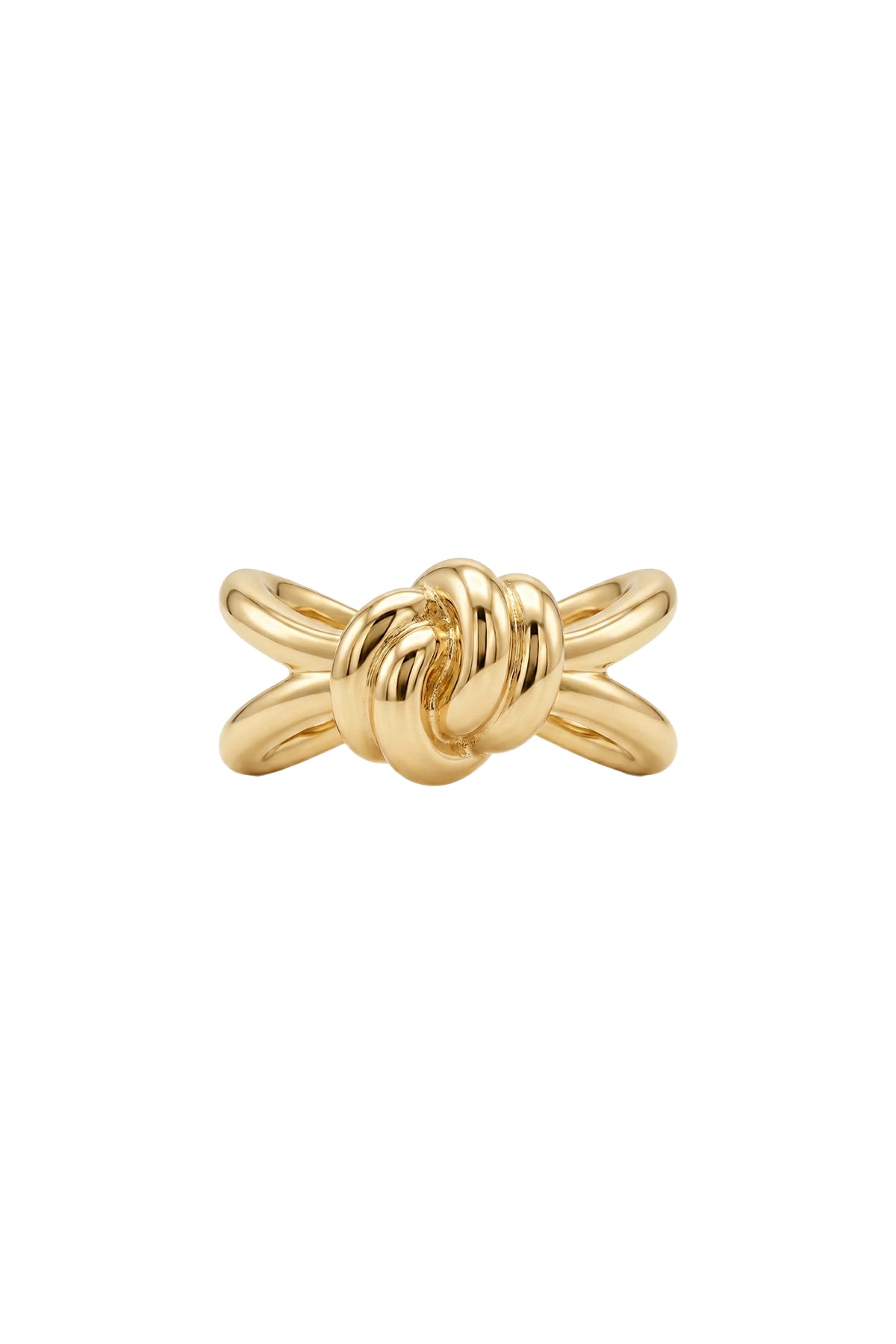Çelik Knot Ayarlanabilir Yüzük Gold