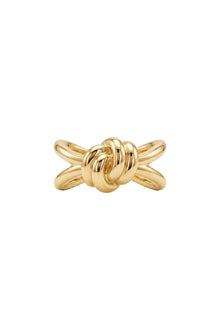 Çelik Knot Ayarlanabilir Yüzük Gold