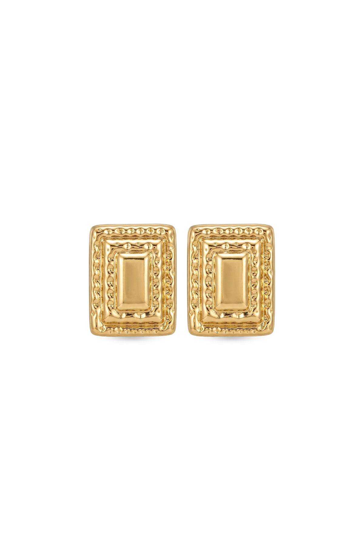 Çelik vintage Lida küpe gold