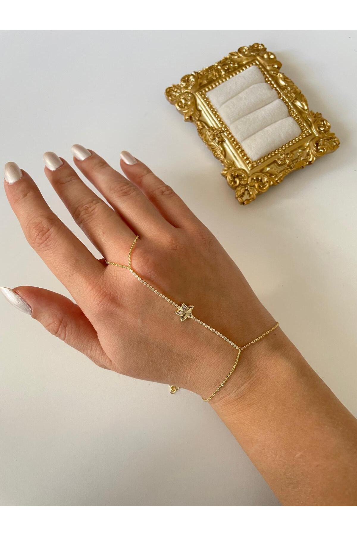 14K Çelik Üzeri Altın Kaplama Özel Seri Şahmeran