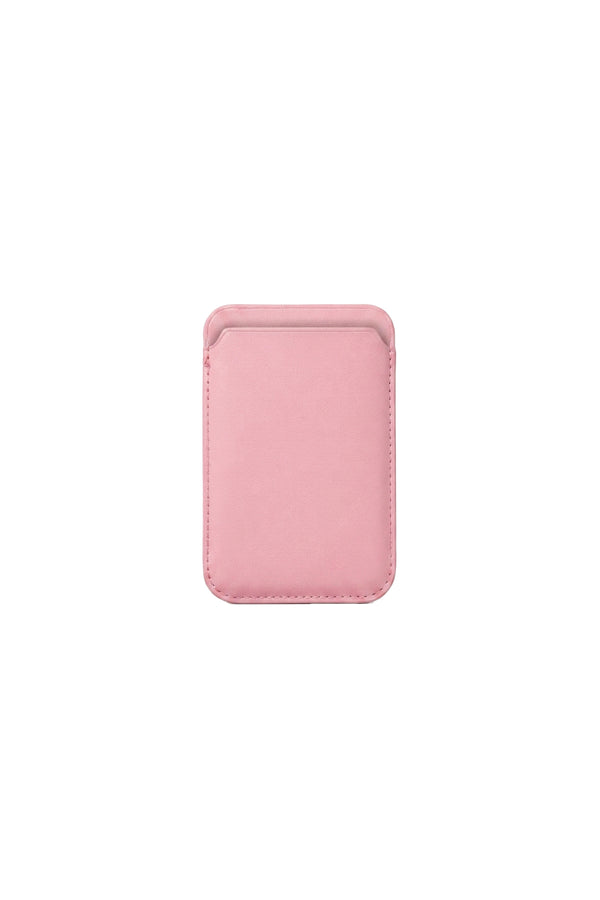 MagSafe Uyumlu Telefon Kartlığı iPhone Uyumlu Güçlü Manyetik Tüm Telefon Modelleri Pembe