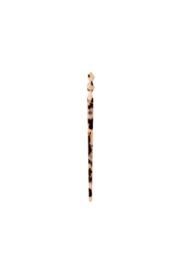 Kemik Topuz Tokası 17 cm Klasik Leopar