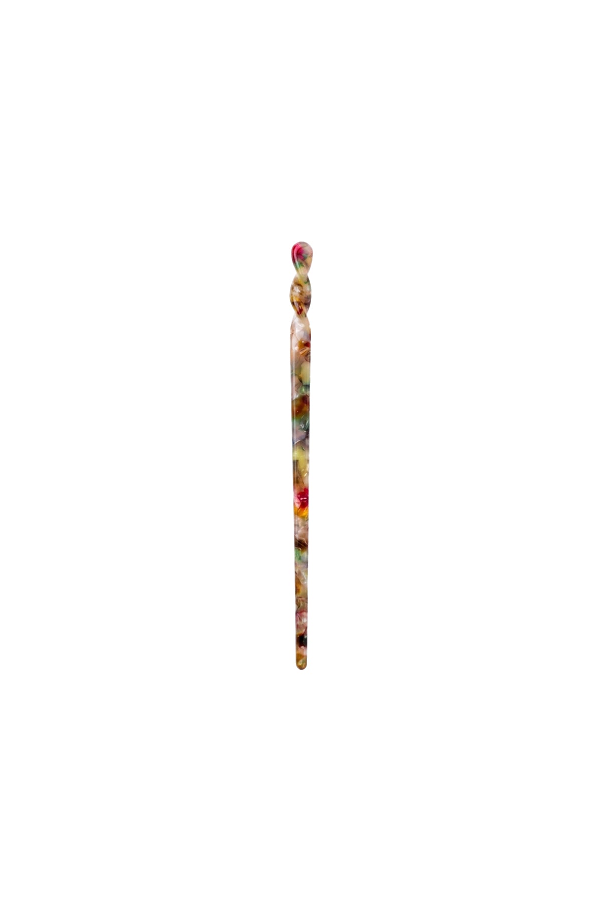 Kemik Topuz Tokası 17 cm Renkli Mozaik