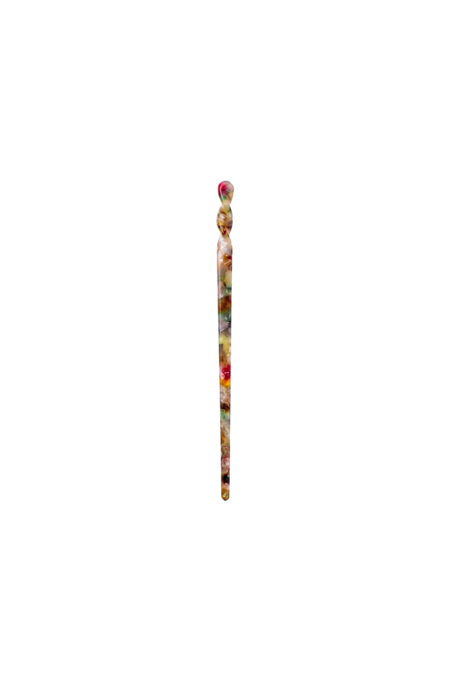 Kemik Topuz Tokası 17 cm Renkli Mozaik