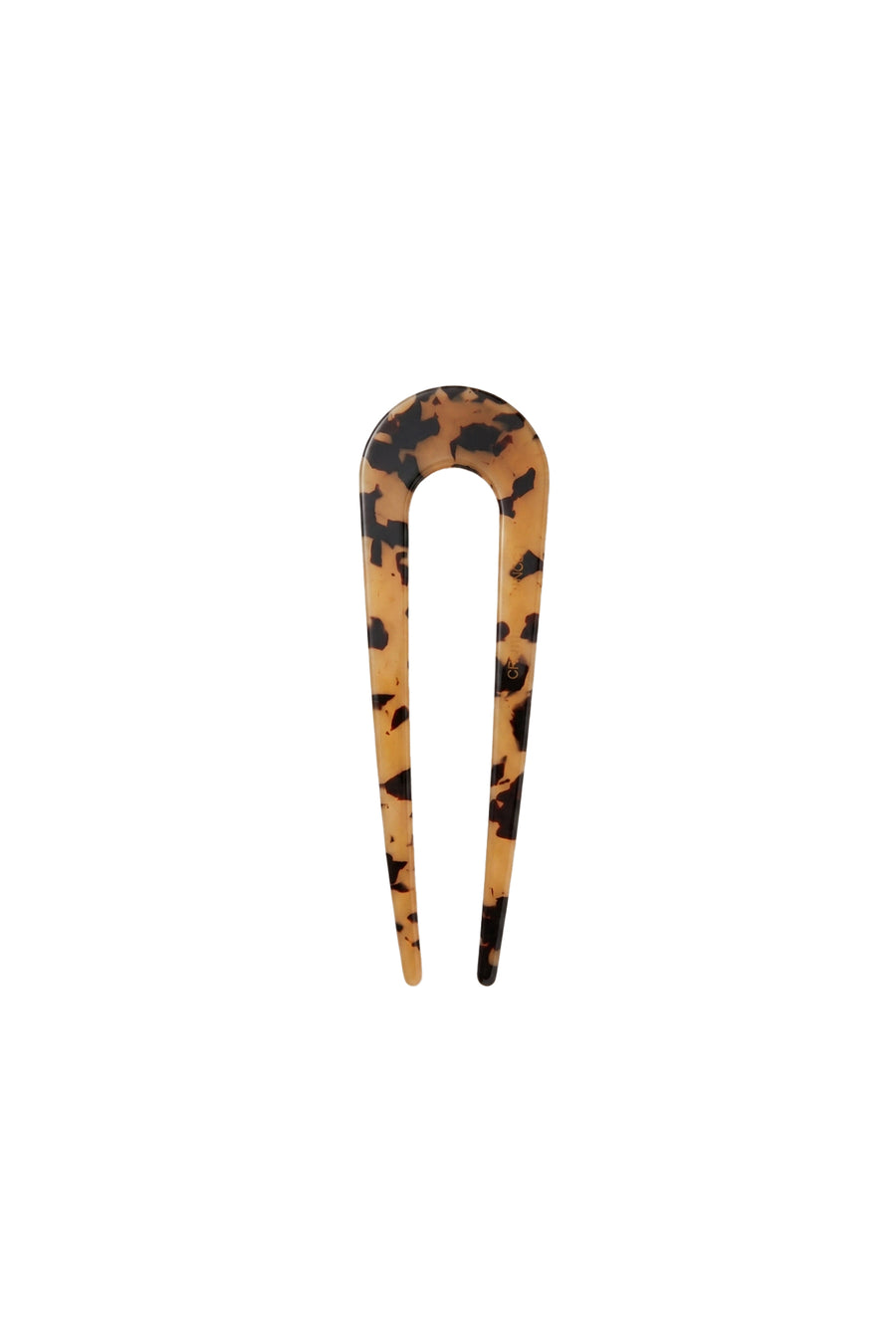 Kemik Slim Saç Tokası 13 cm Leopar