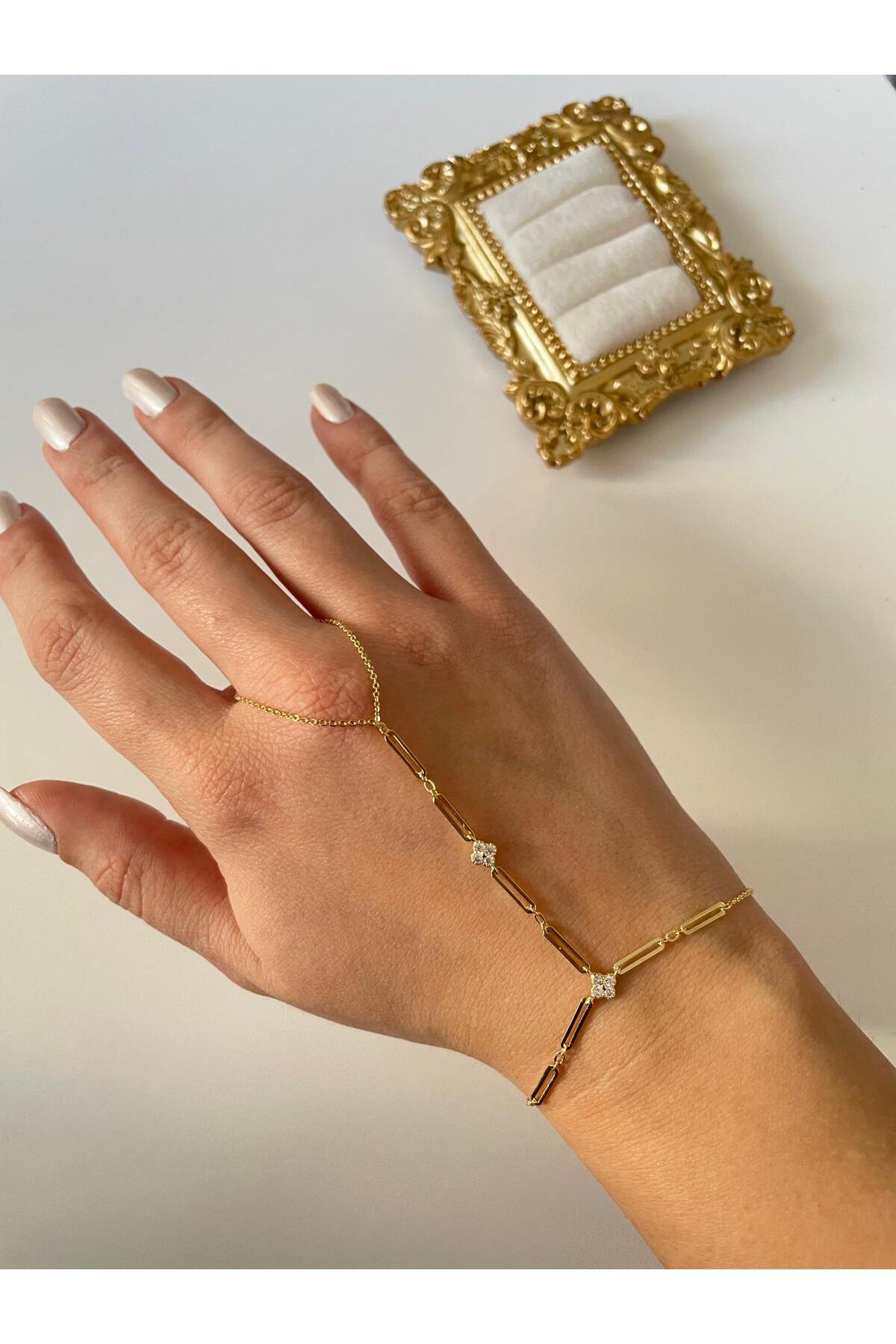 14K Çelik Üzeri Altın Kaplama Özel Seri Şahmeran