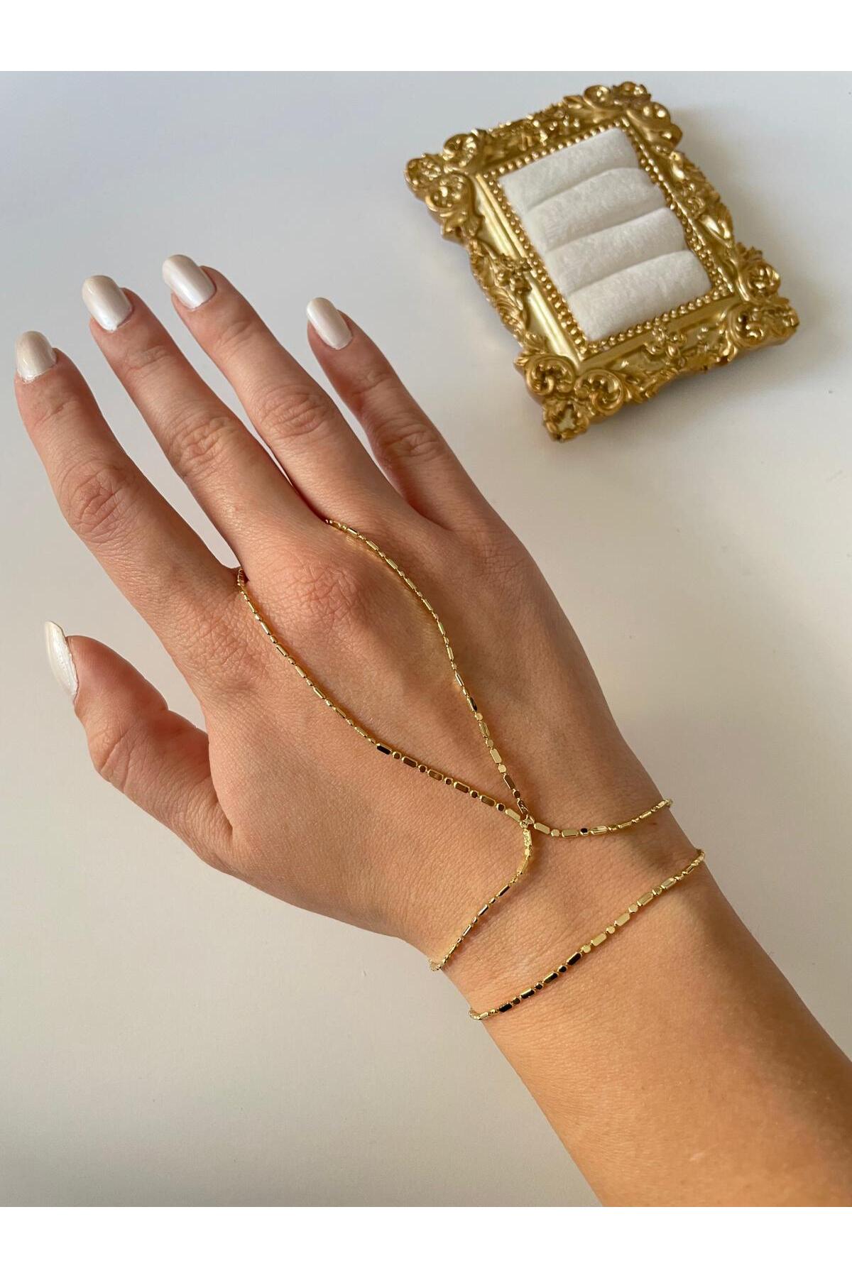 14K Çelik Üzeri Altın Kaplama Özel Seri Şahmeran