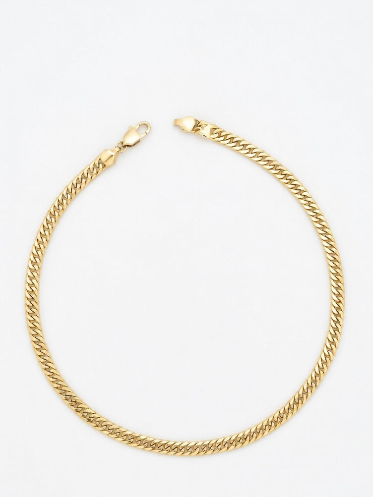 14K Çelik Üzeri Altın Kaplama Kombin Zincir Kolye