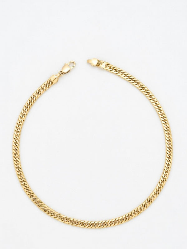 14K Çelik Üzeri Altın Kaplama Kombin Zincir Kolye