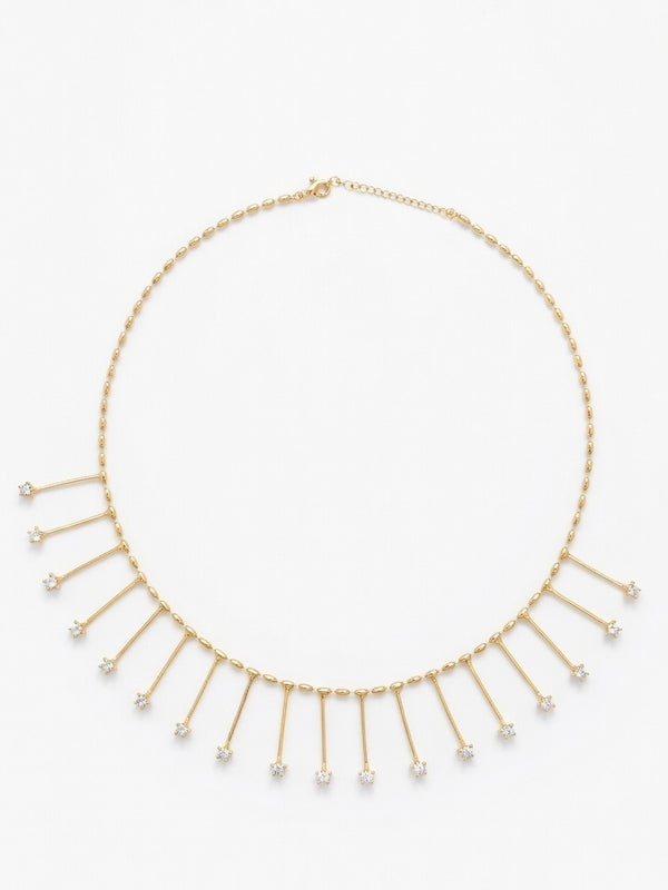 14K Altın Kaplama Özel Seri Tam Tur Yıldız Kolye