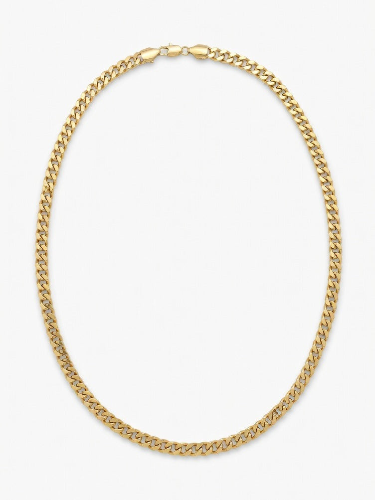 14K Çelik Üzeri Altın Kaplama Kombin Zincir Kolye