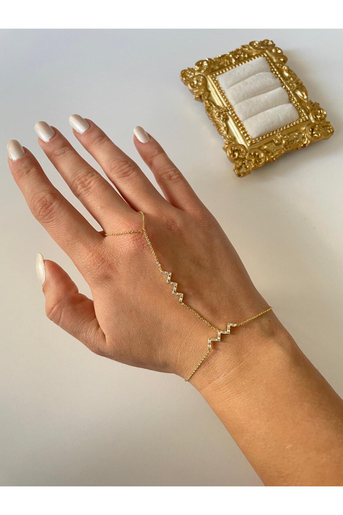 14K Çelik Üzeri Altın Kaplama Özel Seri Şahmeran