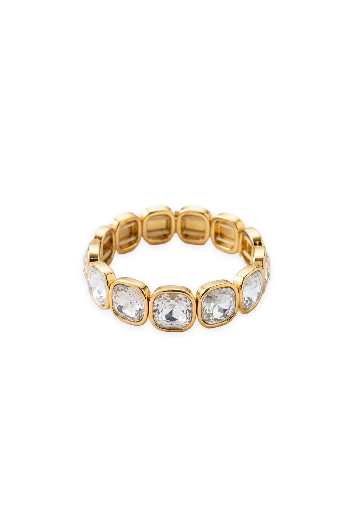Özel Koleksiyon Gold Crystal Lastik Bileklik