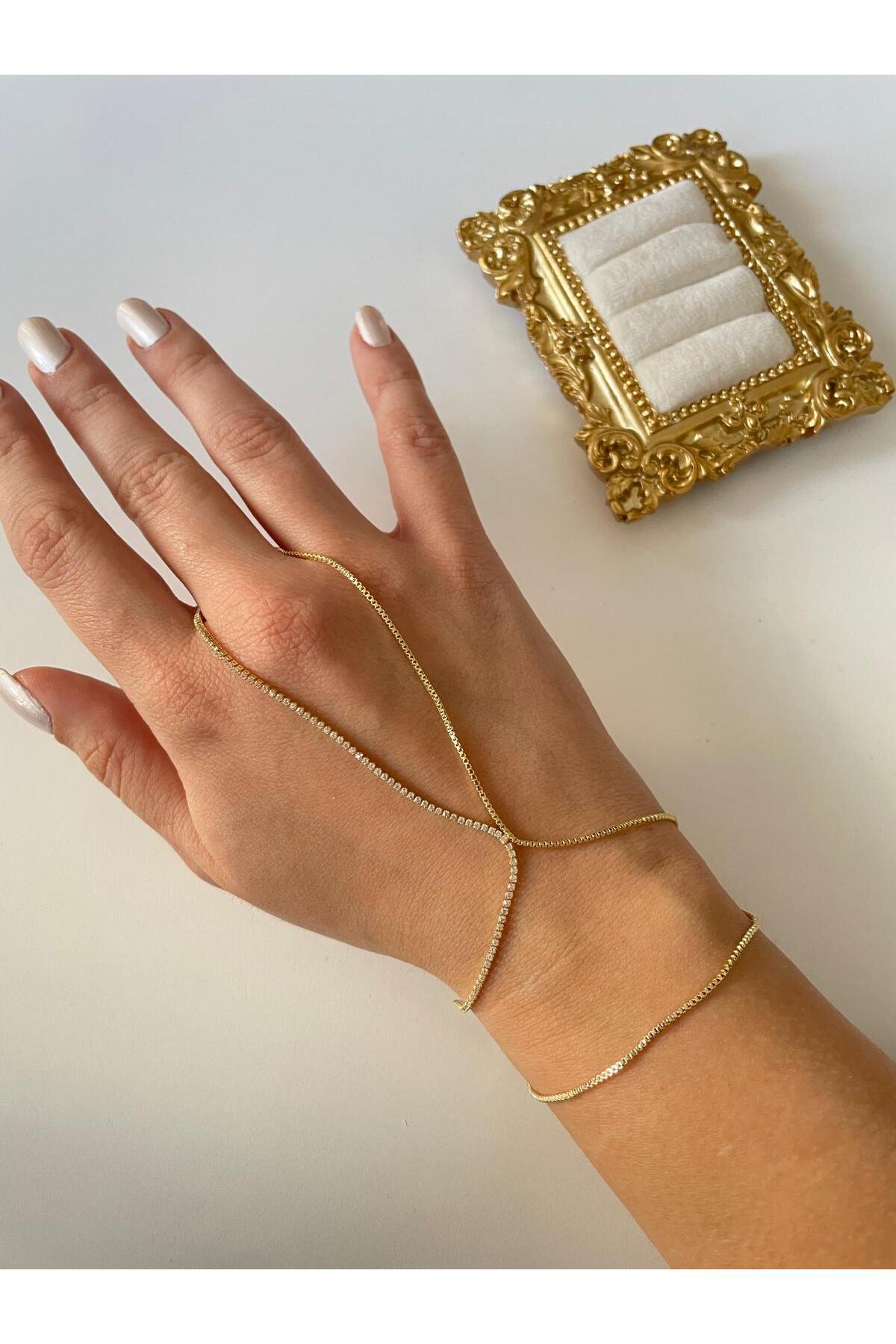 14K Çelik Üzeri Altın Kaplama Özel Seri Şahmeran