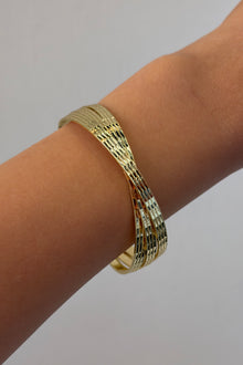Çelik Özel Seri Twist Bangle Bileklik