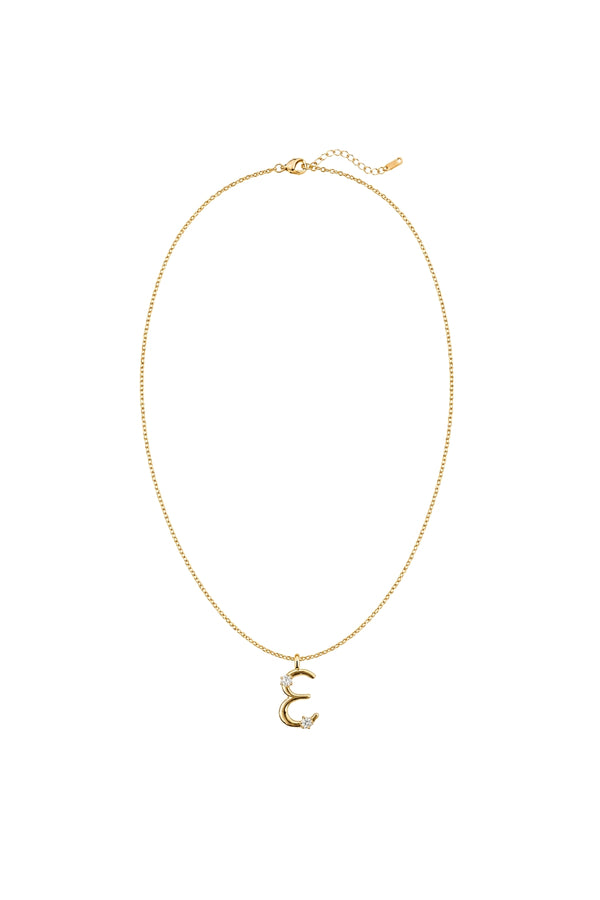 Çelik Üzeri Altın Kaplama Signature Collection Harf Kolye