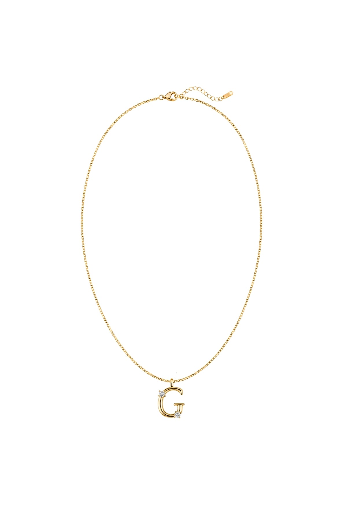 Çelik Üzeri Altın Kaplama Signature Collection Harf Kolye