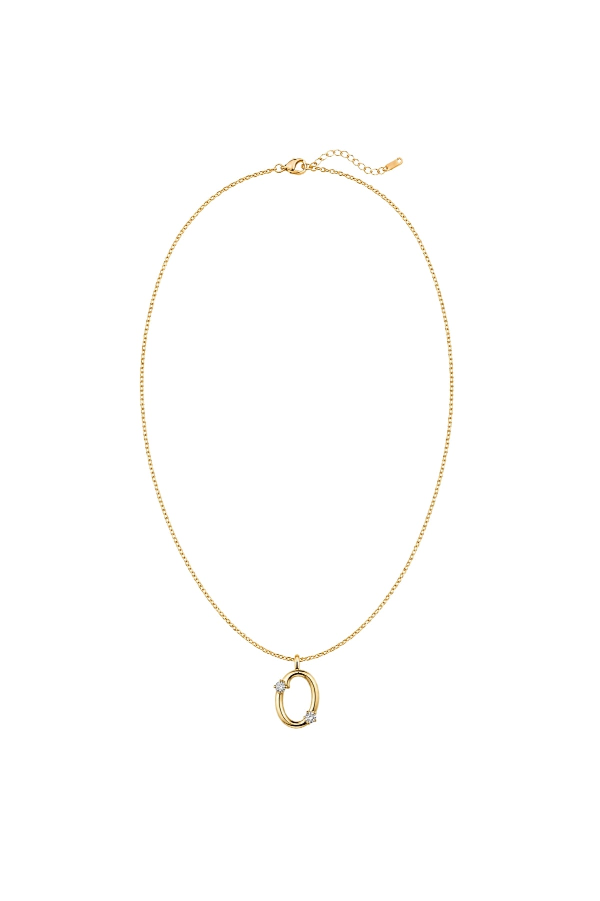 Çelik Üzeri Altın Kaplama Signature Collection Harf Kolye